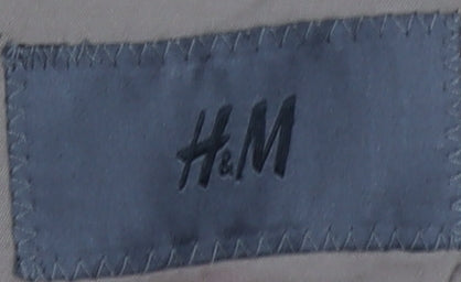 H&M Men's Beige Blazer Jacket EU 38 Single-Breasted