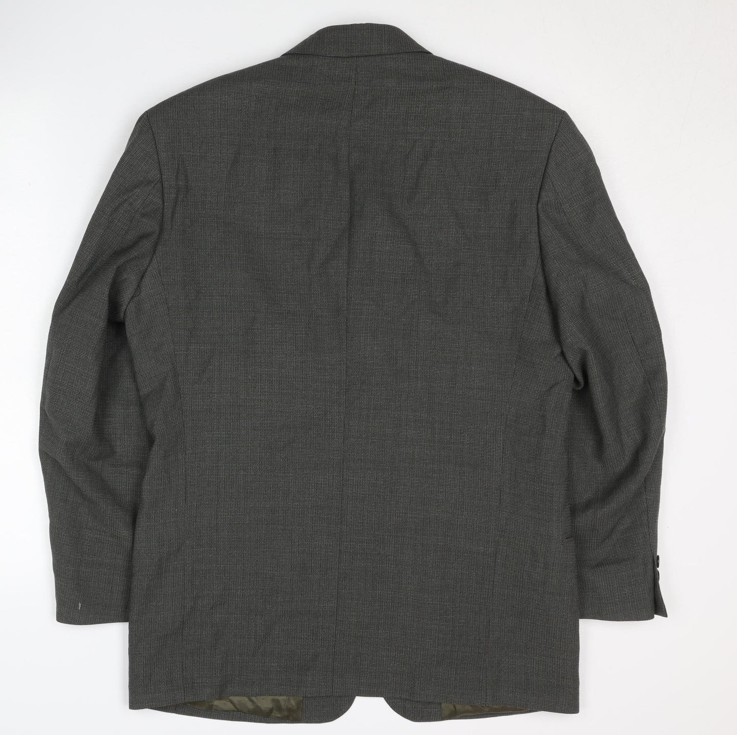 Marks and Spencer Green Check Men's Blazer 38S Jacket Formal