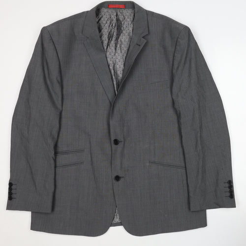Skopes Men's Grey Blazer 44S Two-Button Formal
