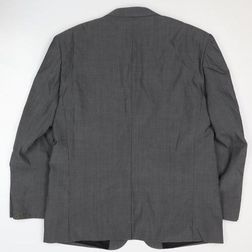 Skopes Men's Grey Blazer 44S Two-Button Formal