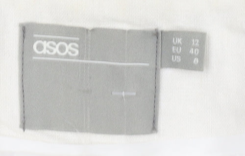 ASOS Women's Ivory Blazer Size 12 Relaxed Fit Elegant