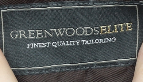 Greenwoods Elite Men's Black Striped Blazer 38R