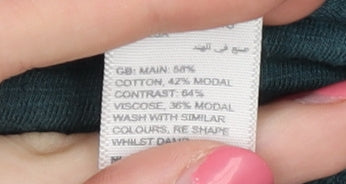 Fat Face Women's Green Long Sleeve Top Size 6