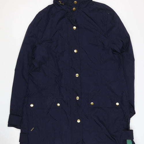 Dash Women's Blue Mid-Length Jacket Size 14