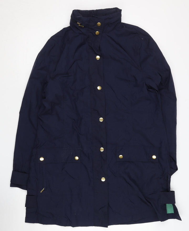 Dash Women's Blue Mid-Length Jacket Size 14
