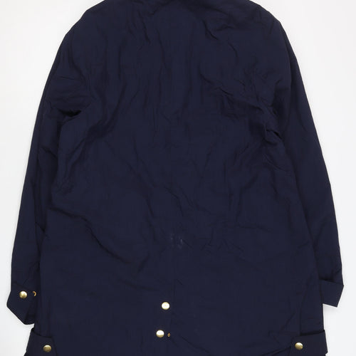 Dash Women's Blue Mid-Length Jacket Size 14