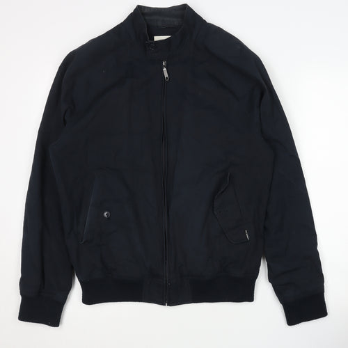 Ben Sherman Men's Black Bomber Jacket M - Casual, Zip Pockets