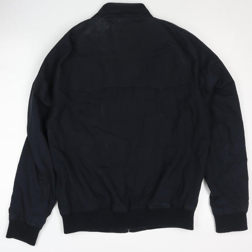 Ben Sherman Men's Black Bomber Jacket M - Casual, Zip Pockets