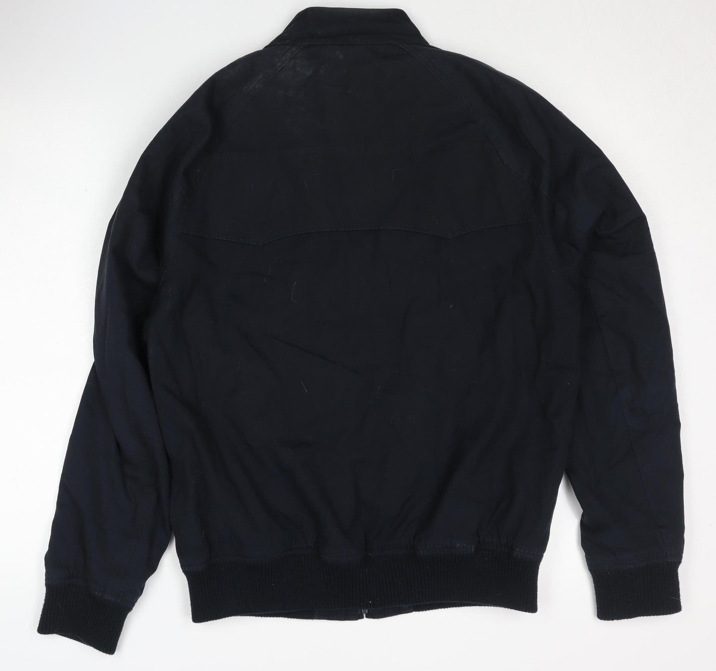 Ben Sherman Men's Black Bomber Jacket M - Casual, Zip Pockets