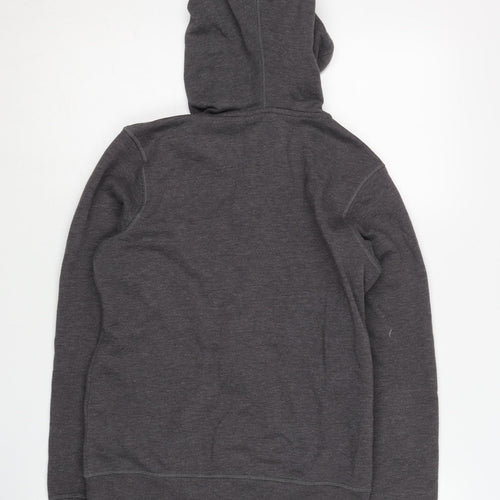 Asics Unisex Grey Full Zip Hoodie XS Running