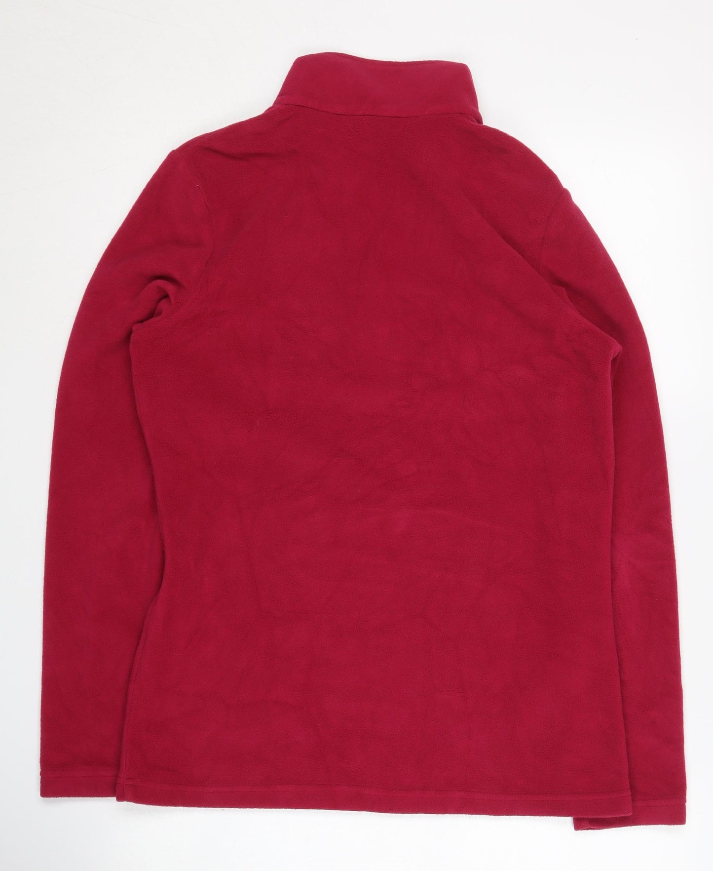 Regatta Women's Red Fleece Henley Sweatshirt Size S