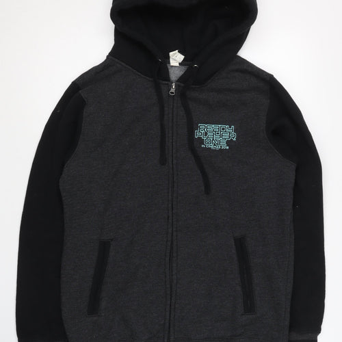 Independent Men's Black S Full Zip Hoodie Movie Theme