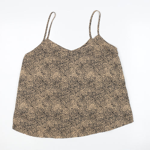 Golddigga Women's Beige Camisole Tank Top Size 10
