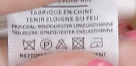 AQ/AQ Women's White Pencil Skirt, Size 6, Zip Closure