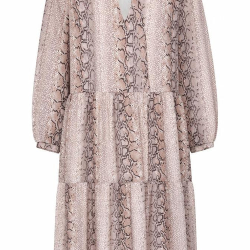 Oliver Bonas Women's Multicoloured Animal Print Midi Dress