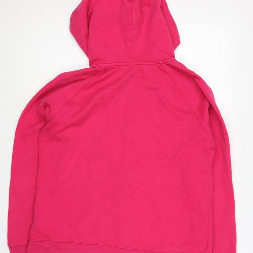 GAP Women's Pink Full Zip Hoodie - Size L