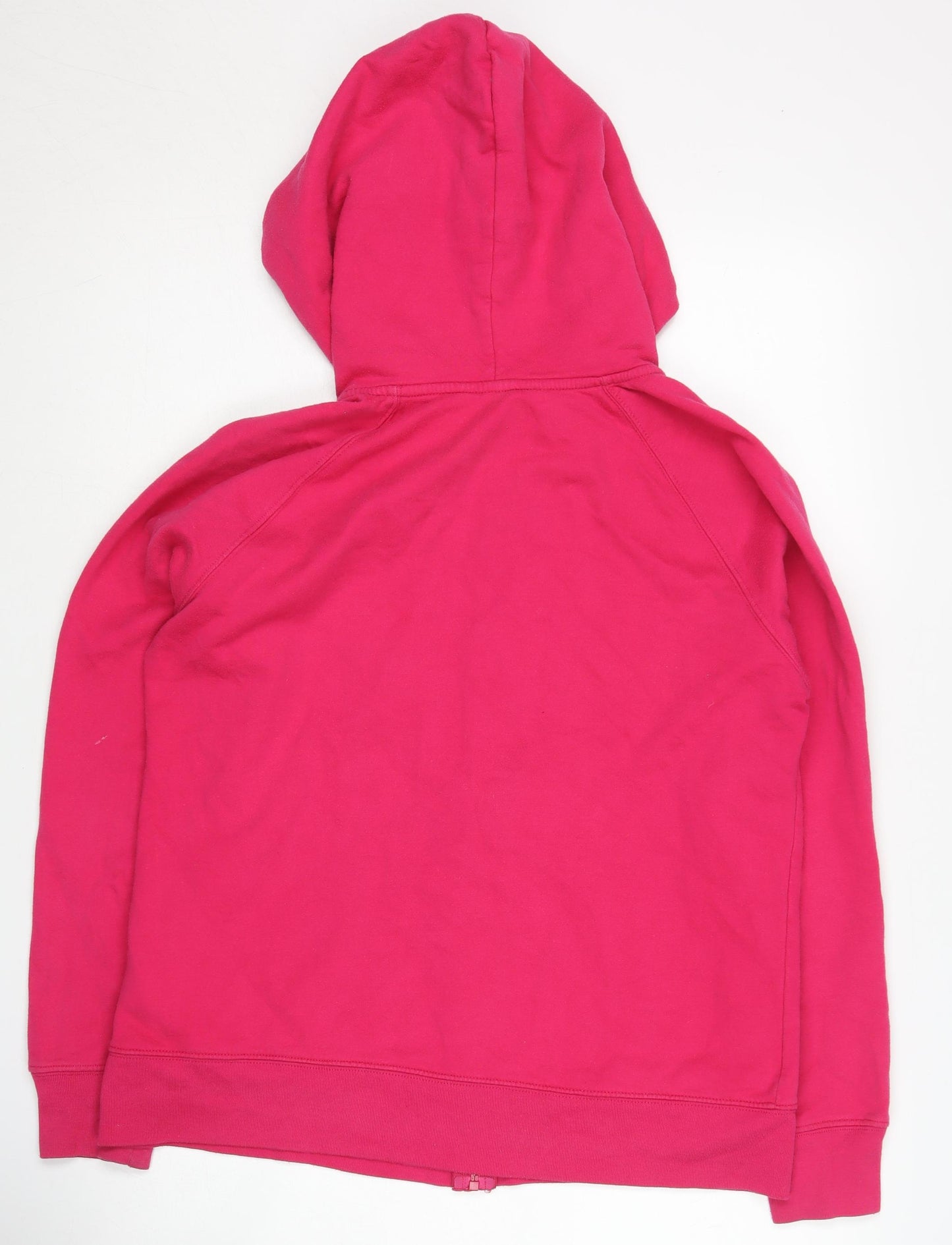 GAP Women's Pink Full Zip Hoodie - Size L