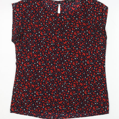 Oasis Women's Multicoloured Geometric Blouse