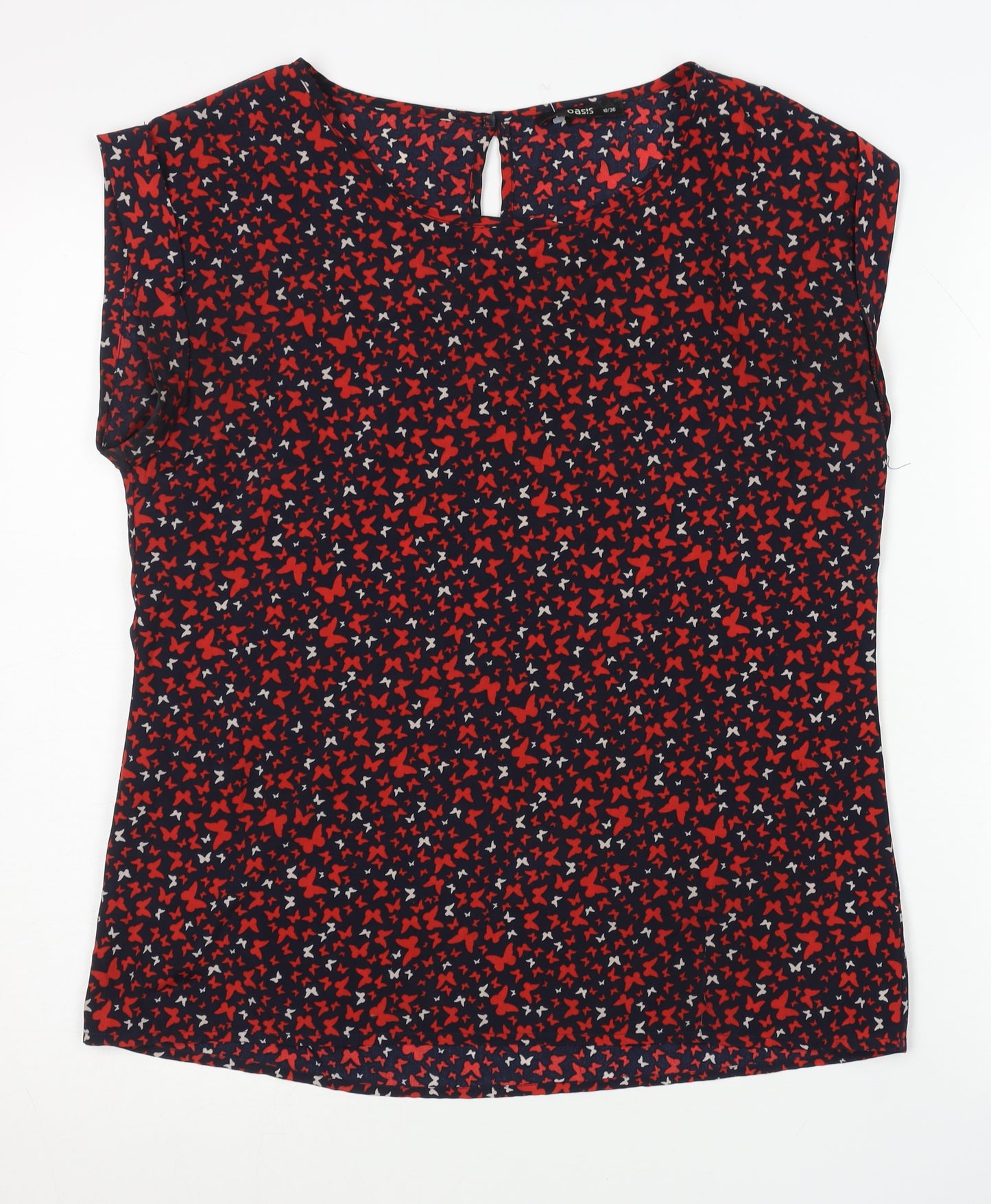 Oasis Women's Multicoloured Geometric Blouse