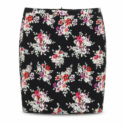 Aphorism Women's Black Floral Pencil Skirt Size 18