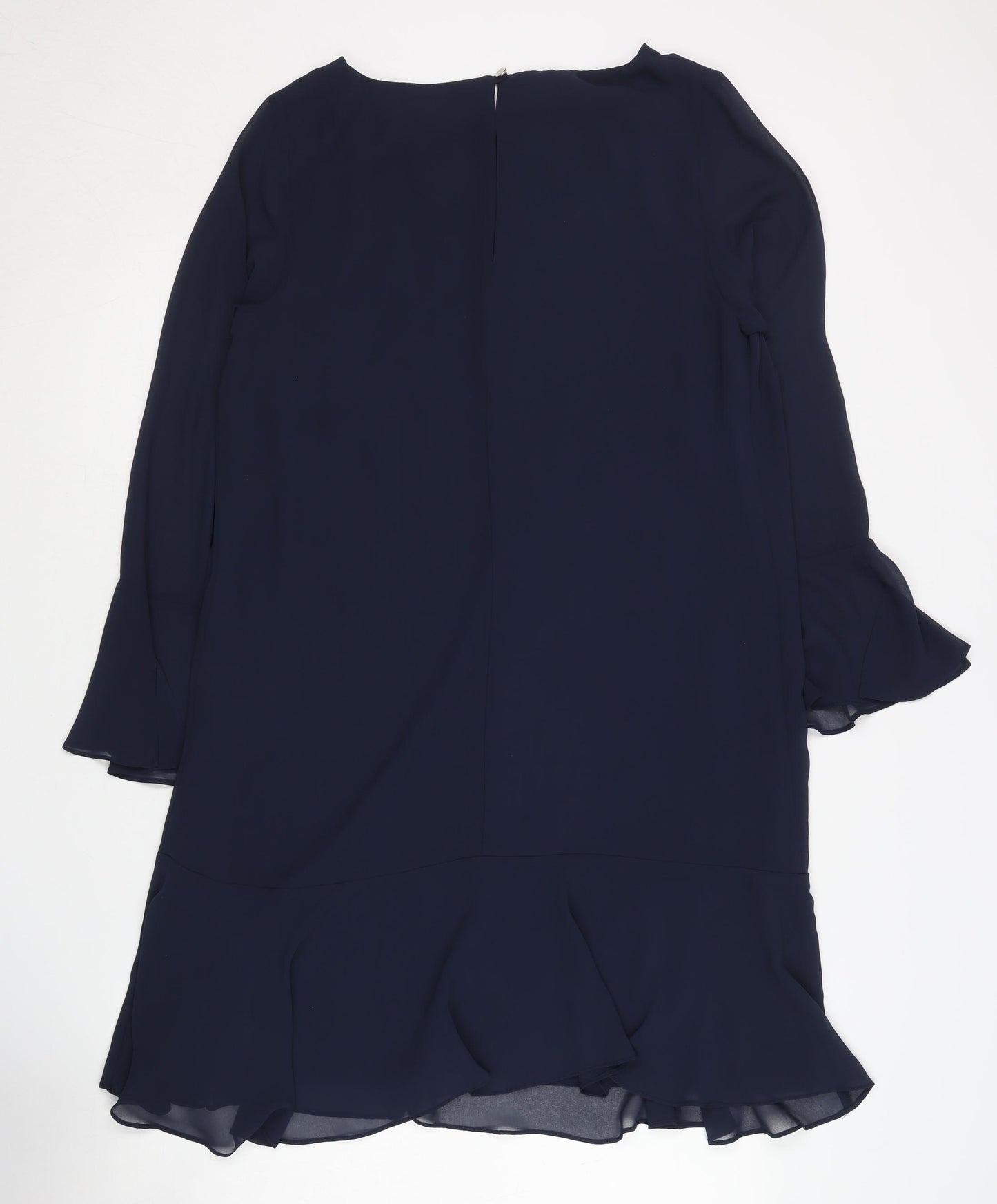 Wallis Women Blue Long Sleeve Dress Size 12