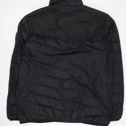 G-Star RAW Men's Black 2XL Puffer Jacket, Mid-Length, Casual
