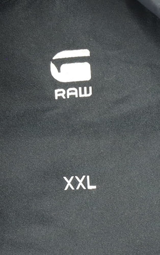 G-Star RAW Men's Black 2XL Puffer Jacket, Mid-Length, Casual