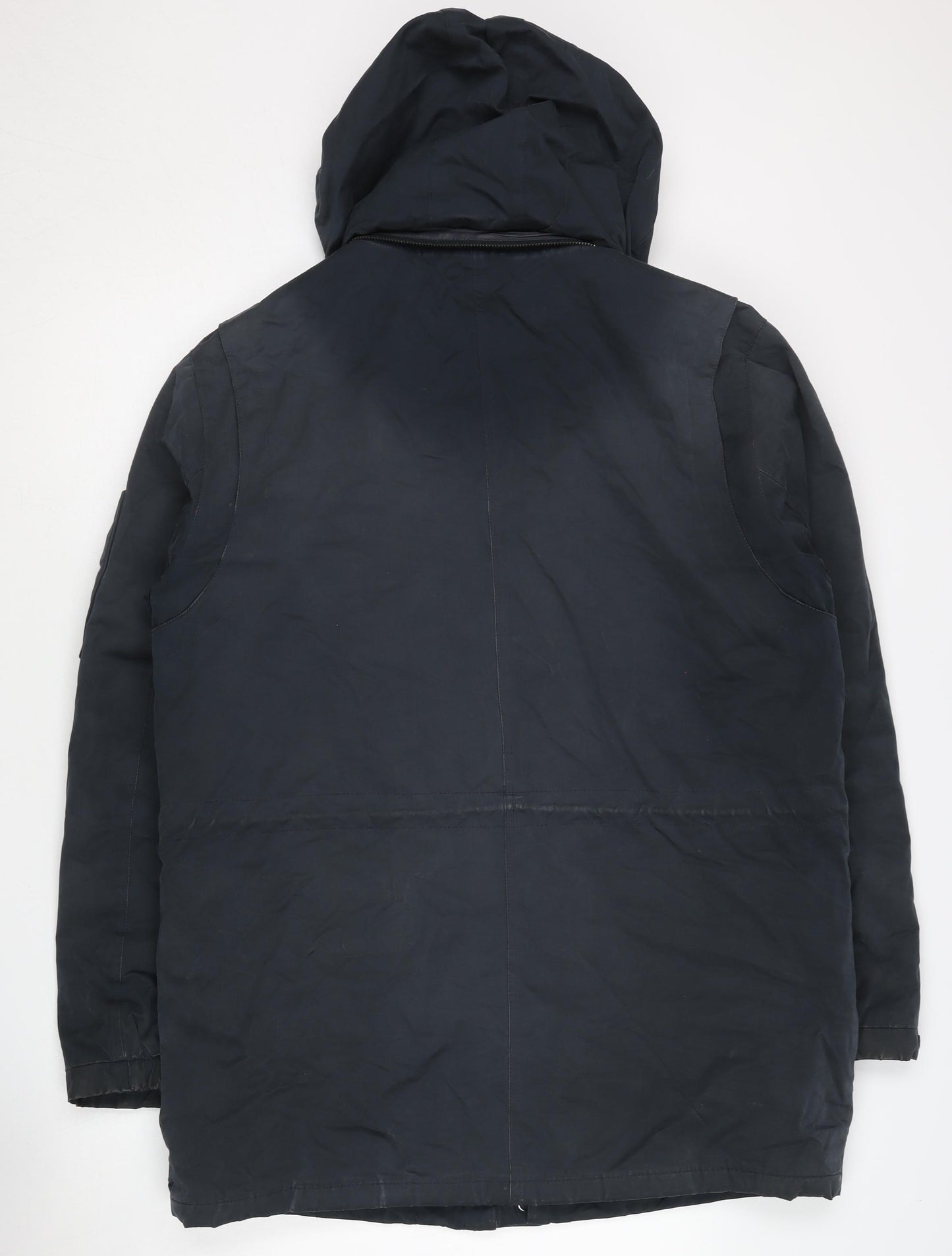 Marks and Spencer Men's Blue Hooded Parka Jacket M