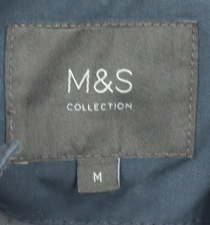 Marks and Spencer Men's Blue Hooded Parka Jacket M
