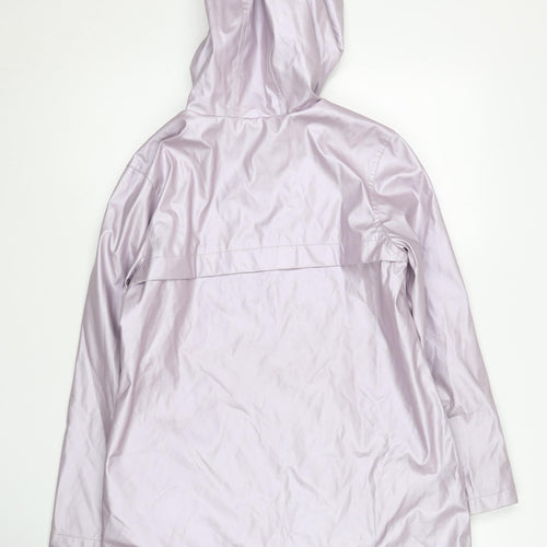 Marks and Spencer Girls Purple Hooded Jacket 11-12 Years