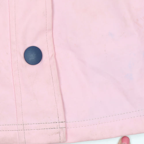 Hatley Girls Pink Hooded Rain Coat 4 Years