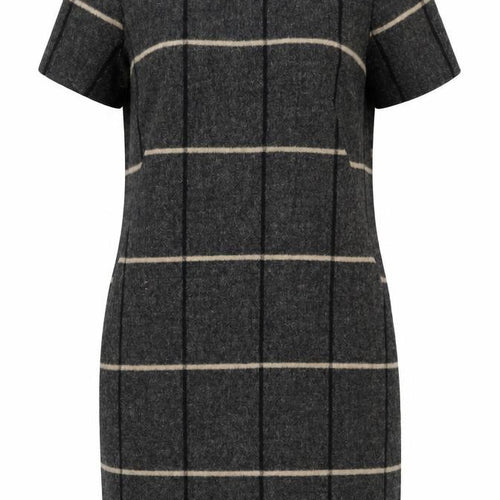 Next Women’s Black Sheath Dress - Size 10, Classic Check