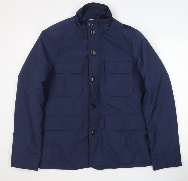 Boden Men's Blue Military Jacket, Size S