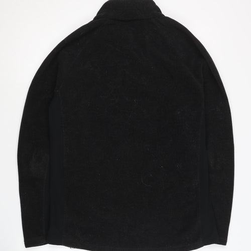 North Ridge Men's Black 1/4 Zip Fleece Sweatshirt M