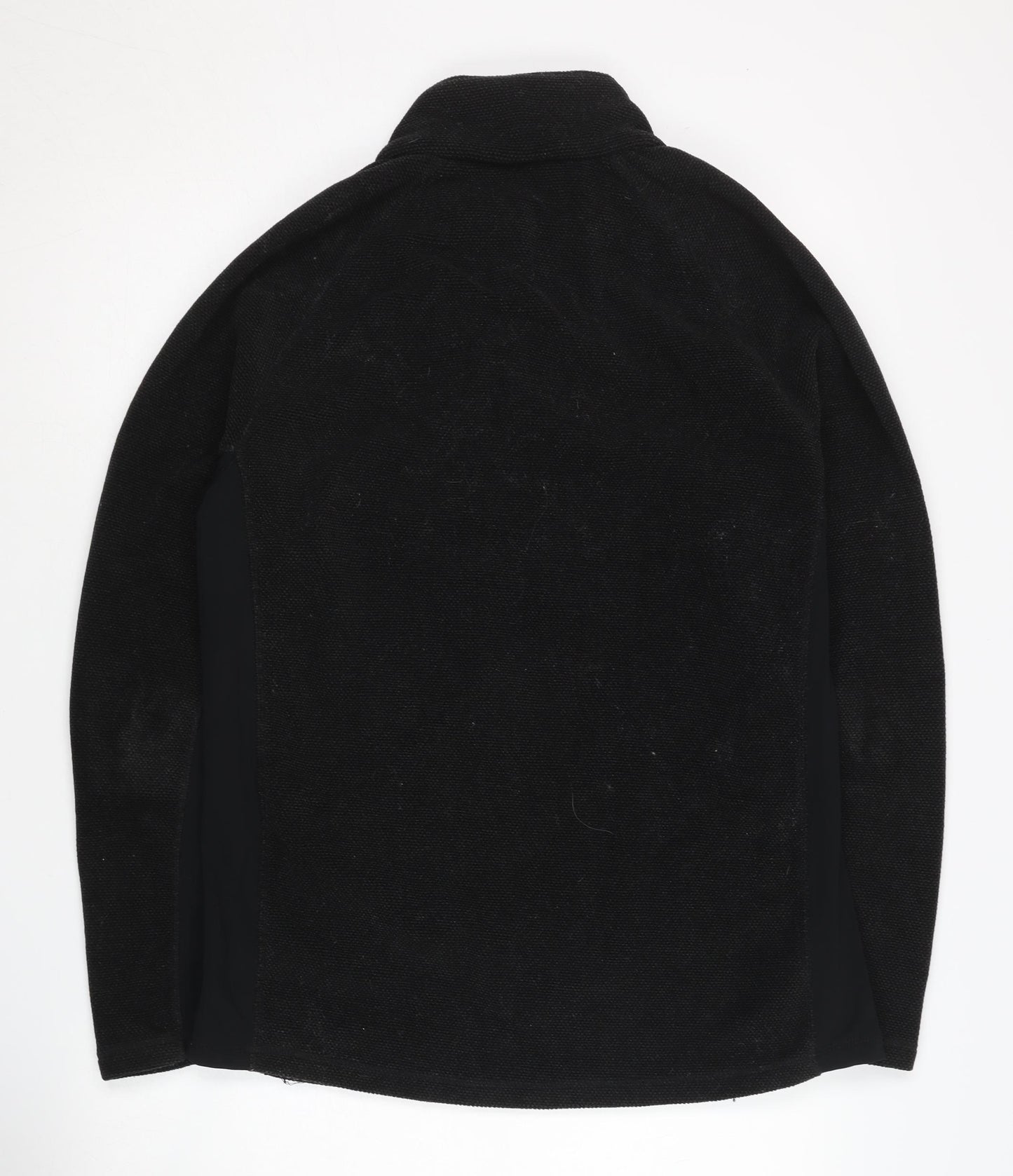 North Ridge Men's Black 1/4 Zip Fleece Sweatshirt M