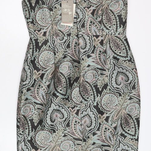 Monsoon Women's Paisley Embellished Dress Size 14