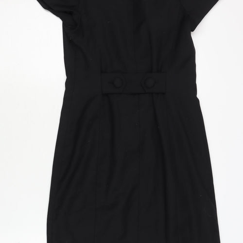 Ted Baker Women's Black Shift Dress Size L