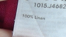Jigsaw Women's Pink V-Neck Linen T-Shirt, Size S