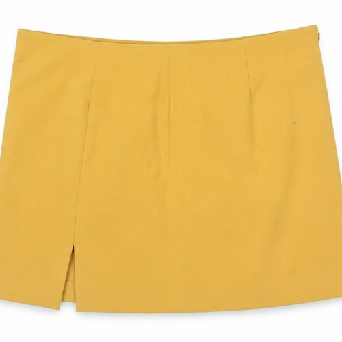 Uniqlo Women's Yellow Pencil Skirt XL