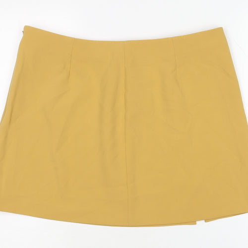 Uniqlo Women's Yellow Pencil Skirt XL