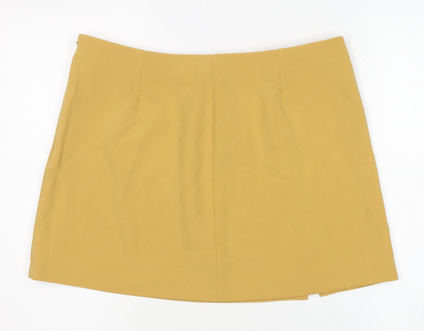 Uniqlo Women's Yellow Pencil Skirt XL