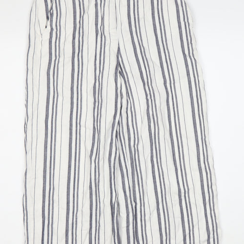 Esprit Women's Multicoloured Striped Trousers Size 4