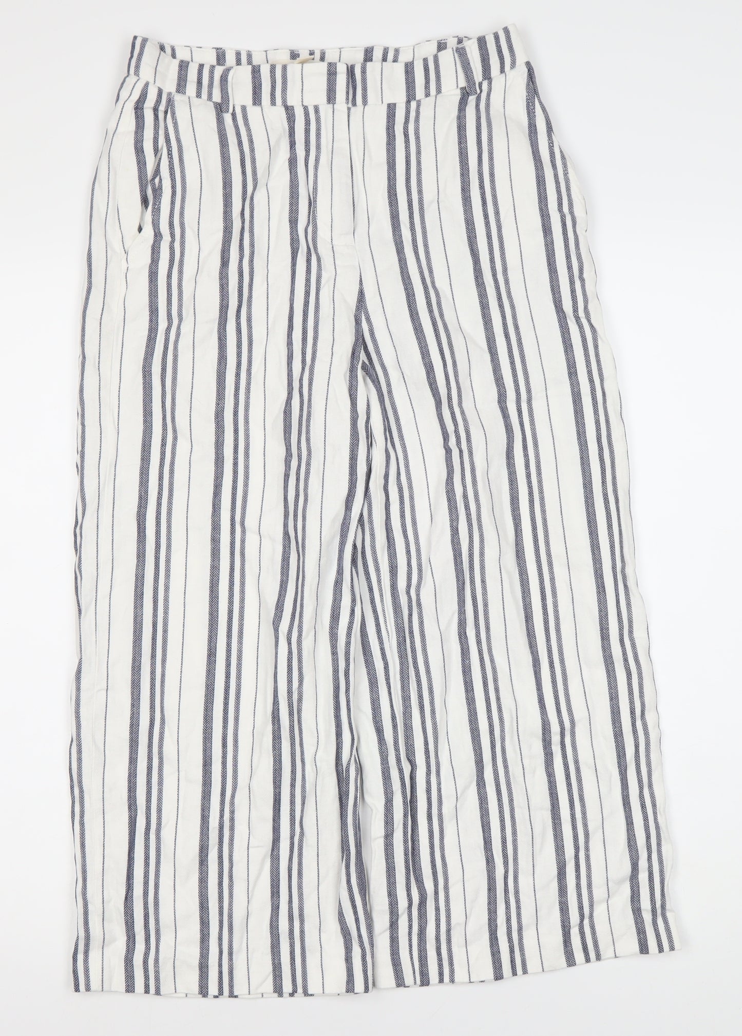 Esprit Women's Multicoloured Striped Trousers Size 4