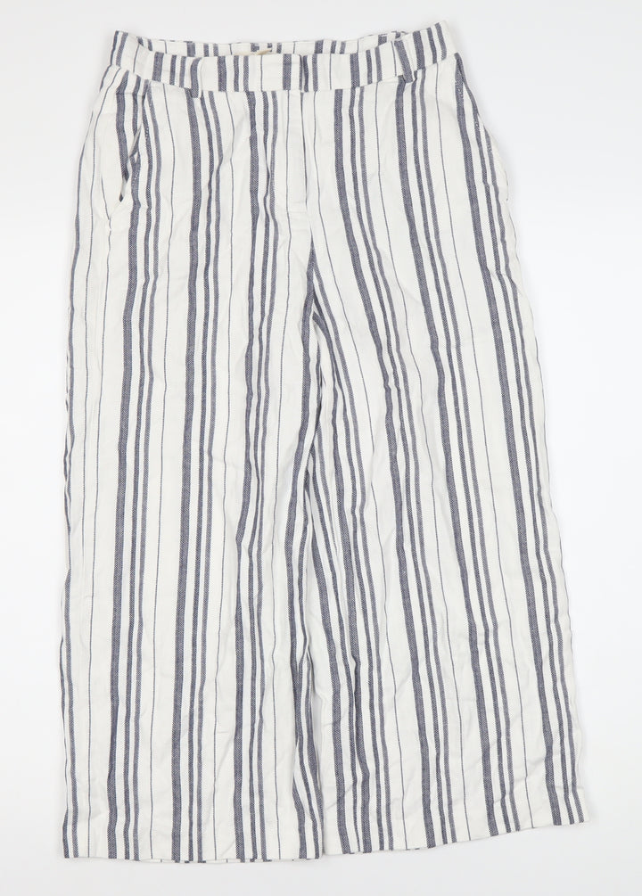 Esprit Women's Multicoloured Striped Trousers Size 4