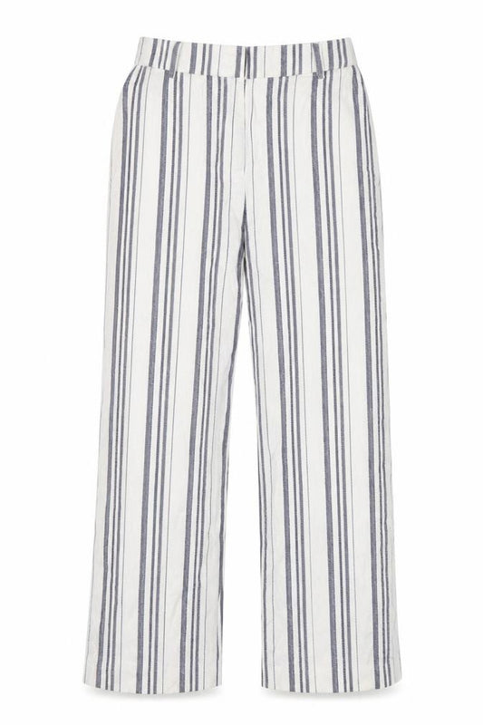 Front view of ESPRIT Women's Multicoloured Striped Trousers, size 4