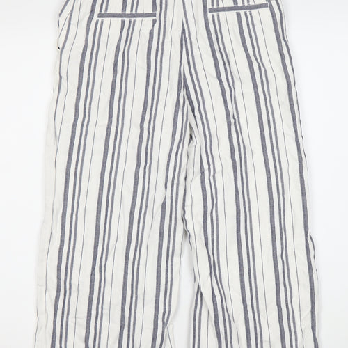 Esprit Women's Multicoloured Striped Trousers Size 4