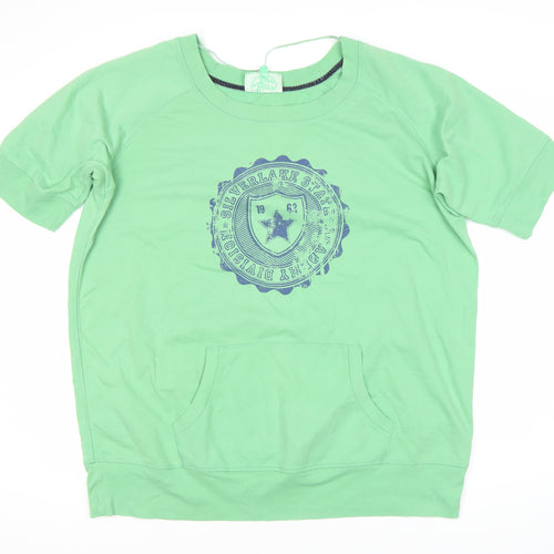 Silver Lake Women's Green Pullover Sweatshirt L