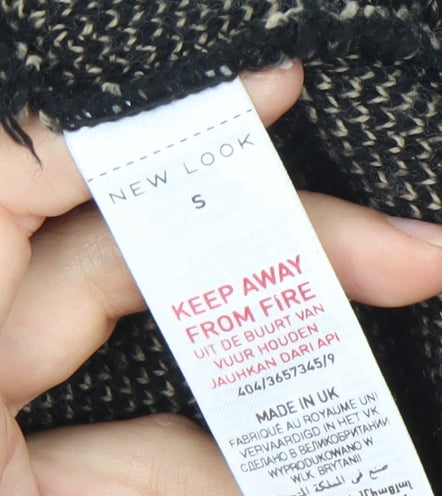 New Look Women's Black Roll Neck Sleeveless Jumper