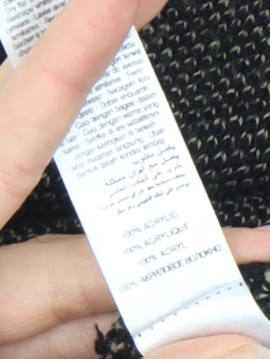 New Look Women's Black Roll Neck Sleeveless Jumper