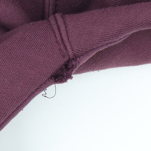 Lady Fit Purple Full Zip Hoodie - Women M/L